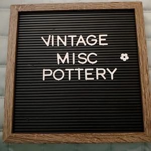 VTG. Misc  Pottey Pieces